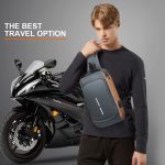 Dwenles Anti theft Crossbody Sling Bag,Waterproof Chest Daypack with USB Charging, Shoulder Backpack for Men Women (Black) - Image 8